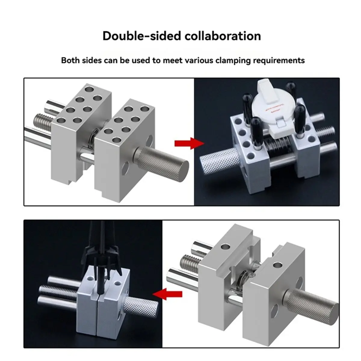 Multi-Function Vise Fixture Clamp for Model Making, DIY Crafts, Adjustable Clamping Width Bench Clamp Tool