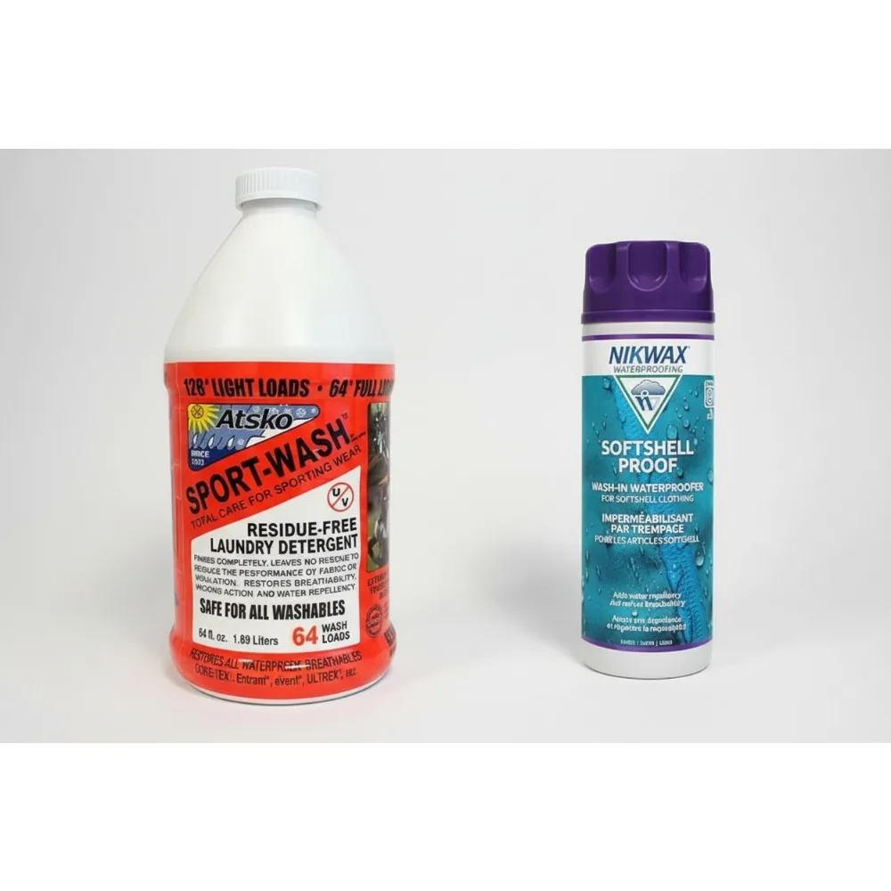 

Unscented Sport Wash Laundry Detergent 64oz - Restores Water Repellency & Breathability for Outdoor Gear