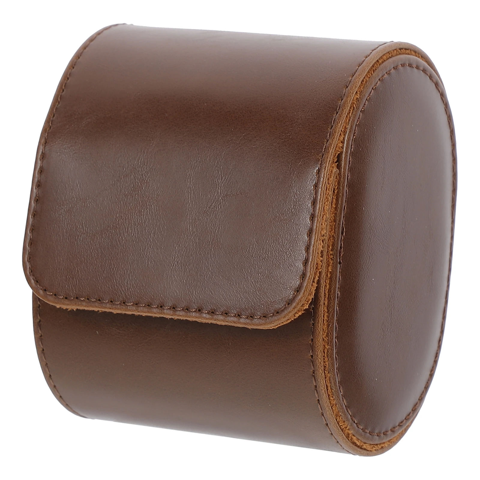 

Luxury Pu Watch Box Travel Single Watch Case Dustproof Storage Holder Anti-Drop Organizer Packaging Elegant Simple Design