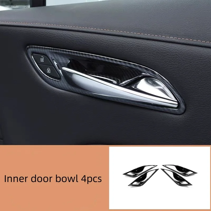 For Cadillac CT5 2020-2024 internal handle/shift frame/glass switch/rear exhaust outlet carbon fiber style interior accessories