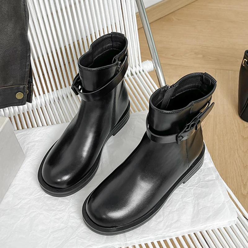 

2026 женские ботинки длиной до колена, съемные двойные кожаные модные туфли в стиле панк на платформе, мотоциклетные сапоги до бедра