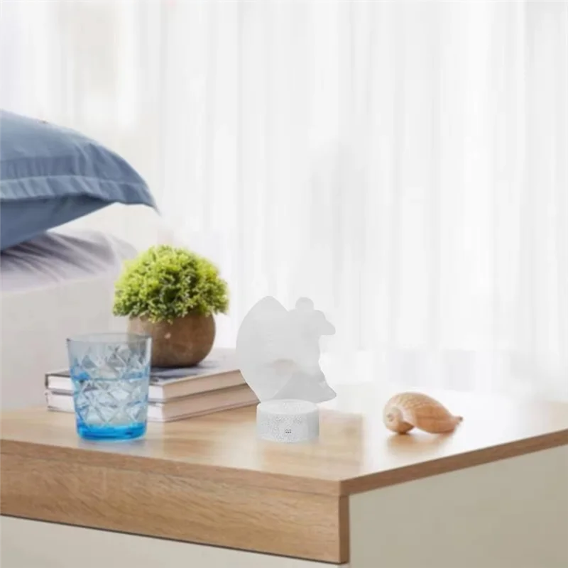 BAAG-LED футбольный светильник с 3D визуальными эффектами, акриловая лампа для футбольного знака, 16 цветов, меняющий энергосберегающий ночник для детей