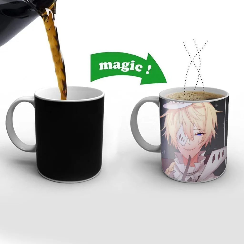 

Nikolai-Gogol-Bungou-Stray-Dogs-One Piece Coffee Mugs And Mug Creative Color Change Tea Cup Ceramic Milk Cups Novelty Gifts