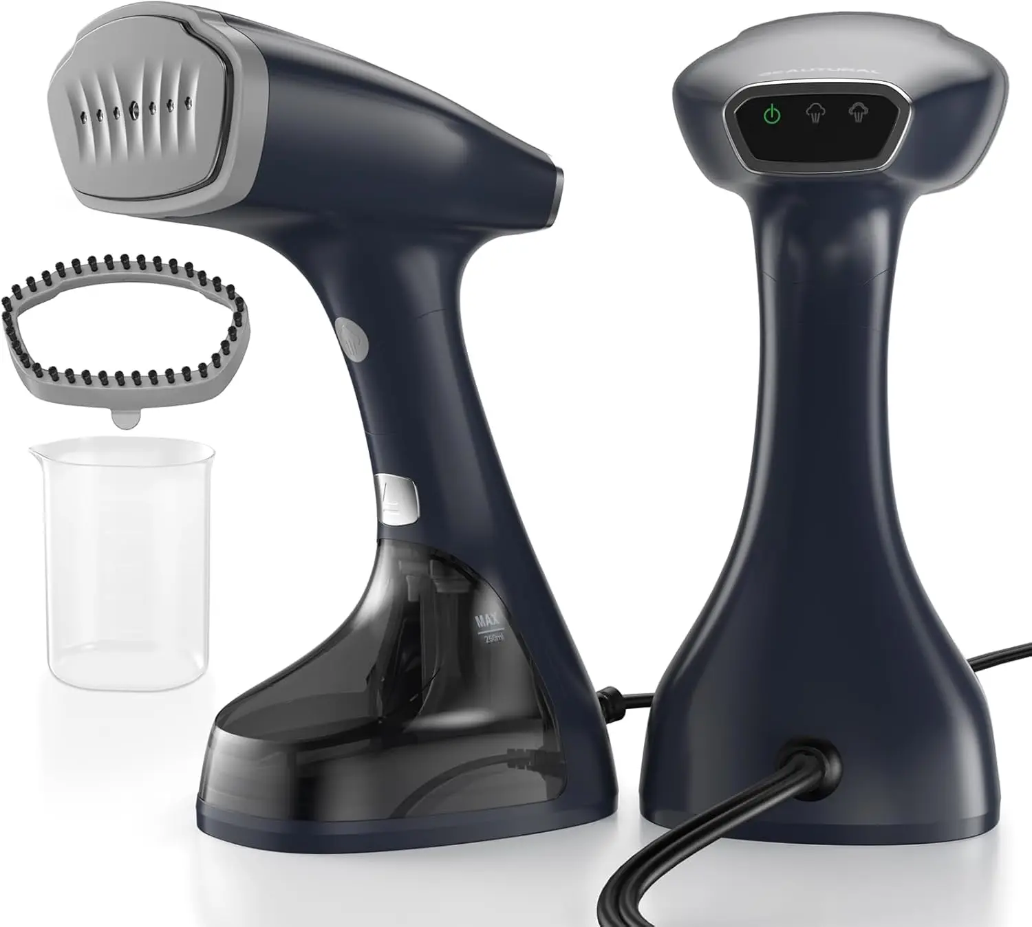 

Handheld Garment Steamer, 1500W, 25s Fast Heat, Foldable Design, 2 Steam Levels, Continuous Steaming