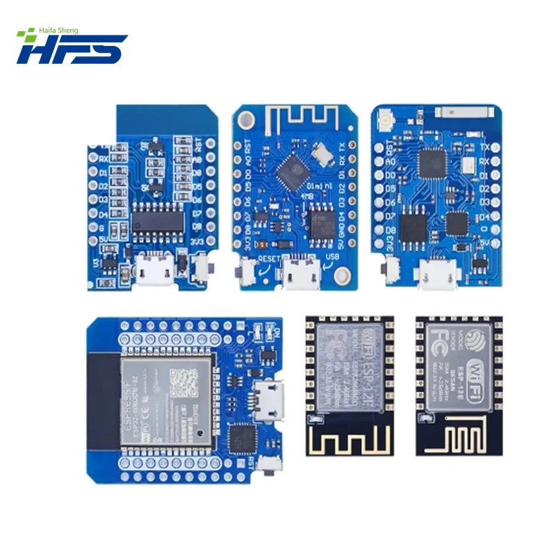 ESP8266 ESP-12 ESP-12F CH340G CH340 V2 USB WeMos D1 Mini PRO V3.0.0 WIFI Development Board NodeMCU Lua IOT Board 3.3V With Pins