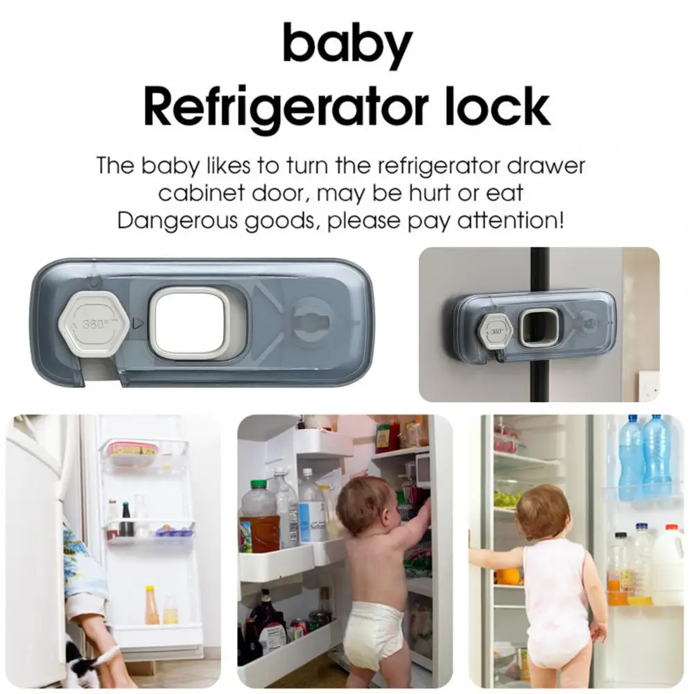 Versatile Drawer Lock Child Proof Refrigerator Safety Locks for Fridge Drawers Dishwasher Oven Cupboard 5 Pack for Drawers