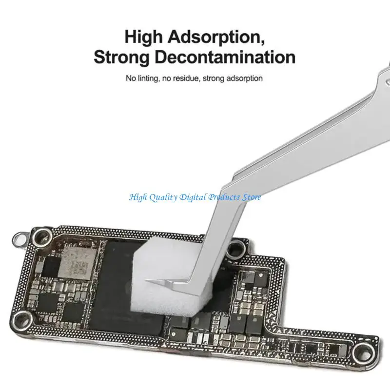 

U2JE Маленькая чистящая губка легко очищает чип материнской платы, губка для ремонта печатной платы телефона
