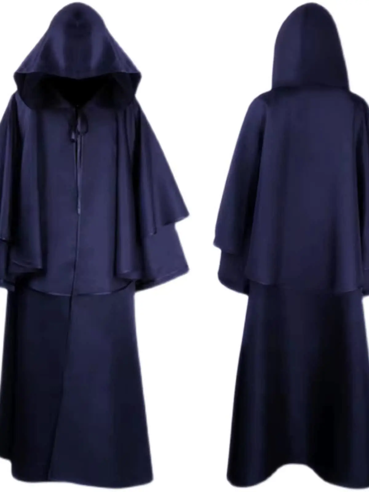 

Новый средневековый плащ с капюшоном, накидка Бога Смерти, костюм для косплея, танцев, выступлений, киносъемок, женский этнический сценический костюм