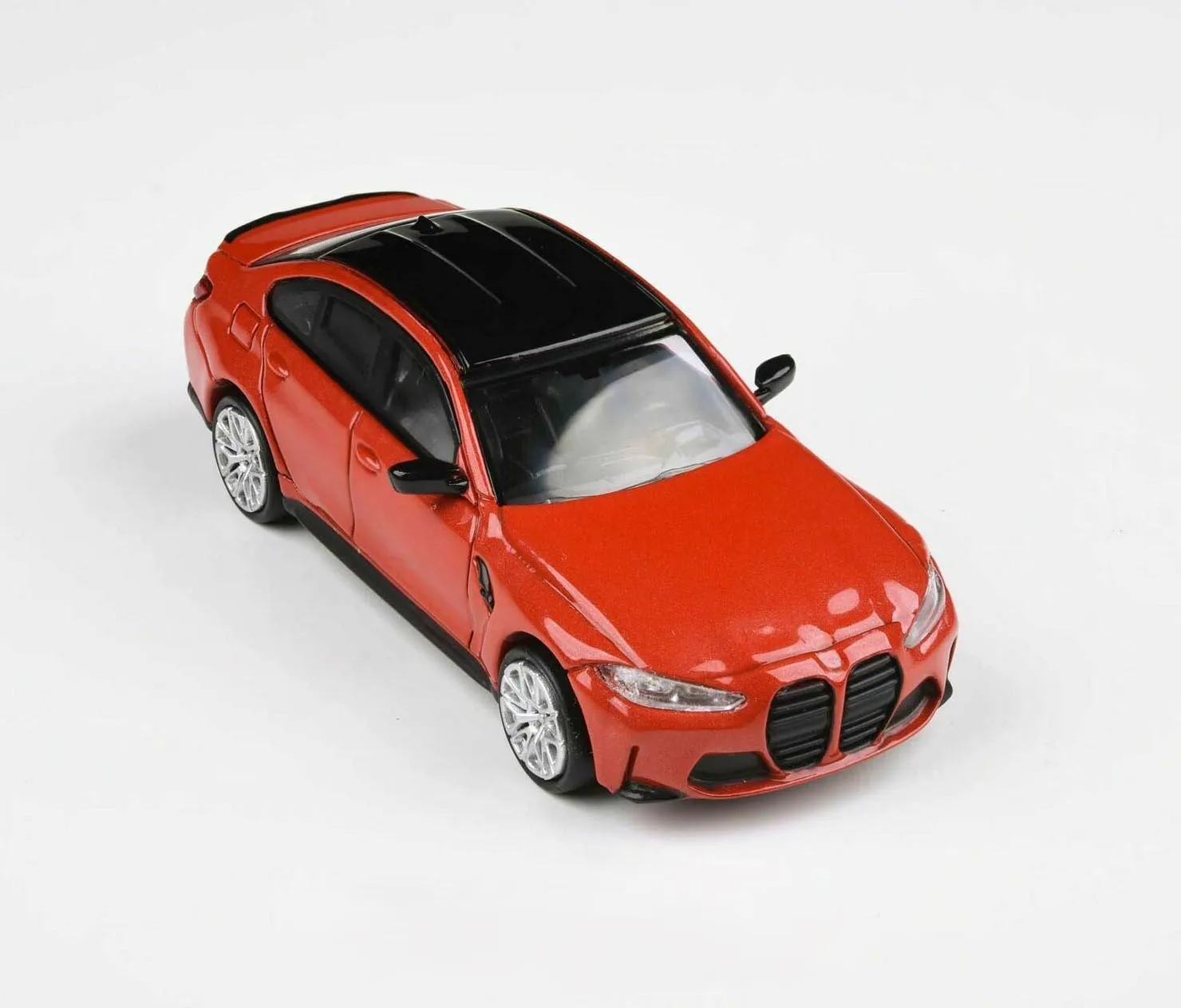 Para6 1/64 M3 G80 alloy car toy sports car model boutique collection decoration white without box