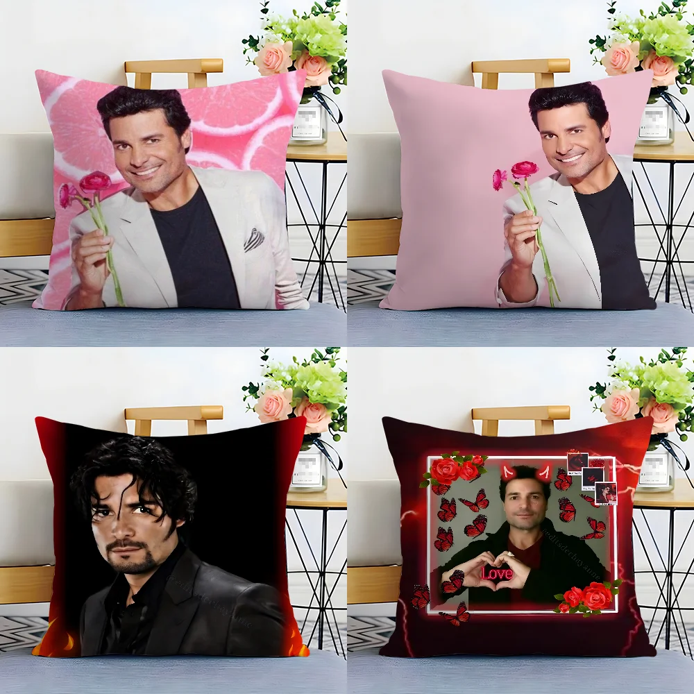 C-Chayanne Chiquito M-Meme Pillow Case Plush Fabric Soft  Pillowcase Double Sided Print Cushion Cover Household Gifts