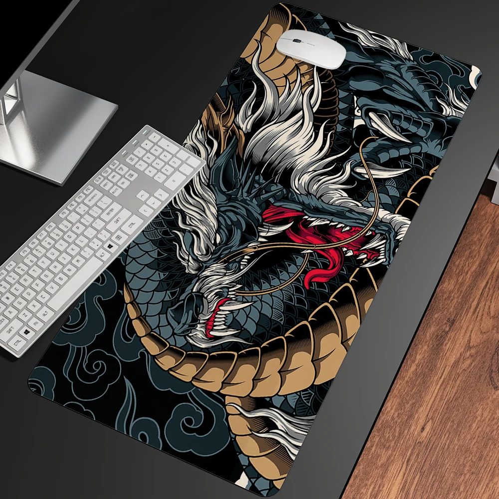 Alfombrilla de ratón Dragon Mat para Gamer, alfombrilla de ratón ligera para Gaming, accesorios de escritorio, tapete artístico para teclado, 900x400, empresa