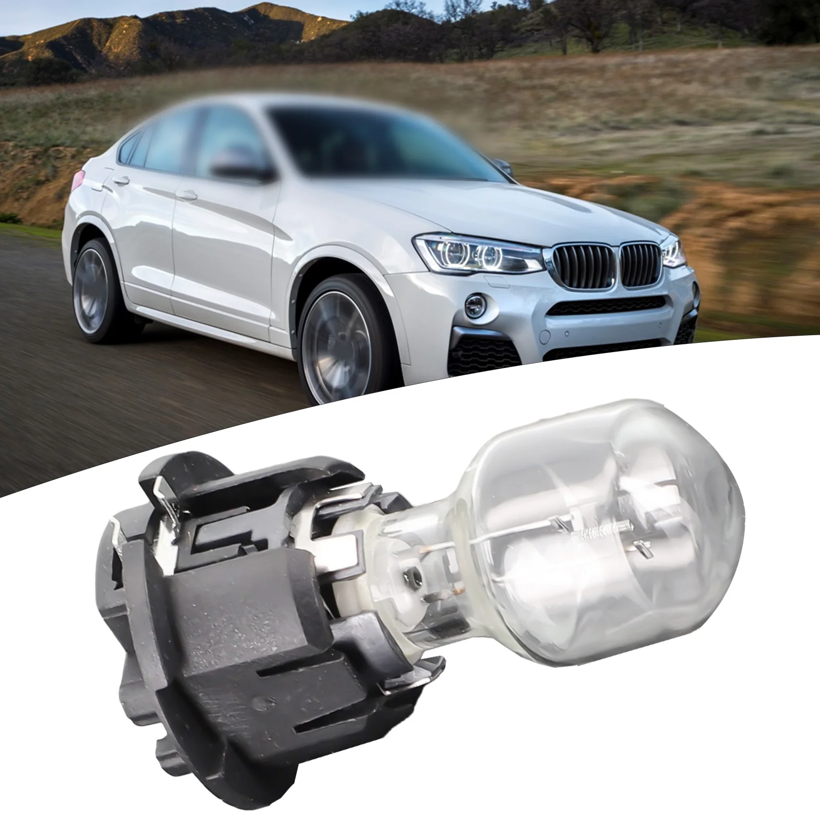 1pc Rear Tail Light Bulb With Holder For Bmw X4 F26 2014-2018 63217954459 Automobiles Parts Accessories Lights