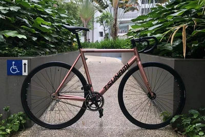 TSUNAMI ピストバイク ブラック 700C WEAPON / TSUNAMI Premium Bicycle Products for Single Speed Bike