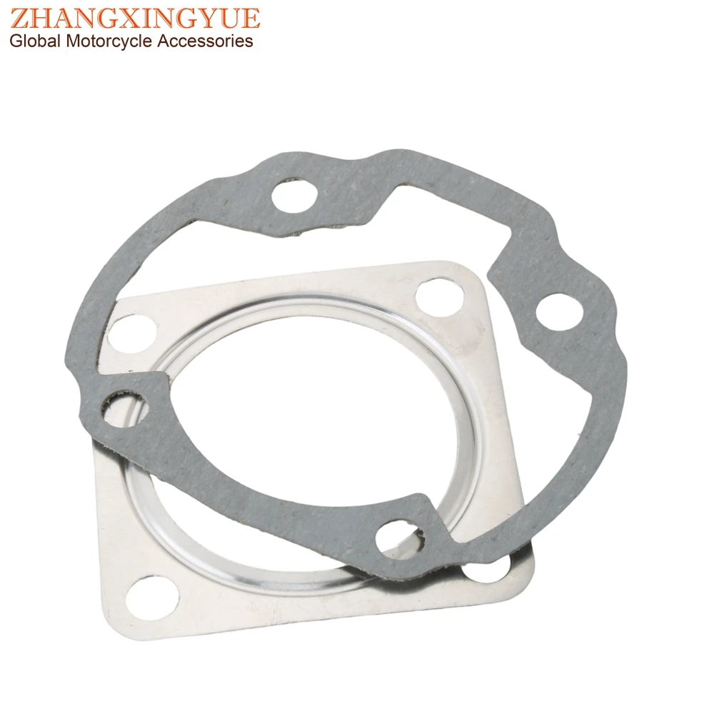 50cc 70cc Cylinder Gasket Set Top End For Suzuki Address 50 AJ AP Estilete Katana Sepia ZZ 50 AC 2T Engine Parts