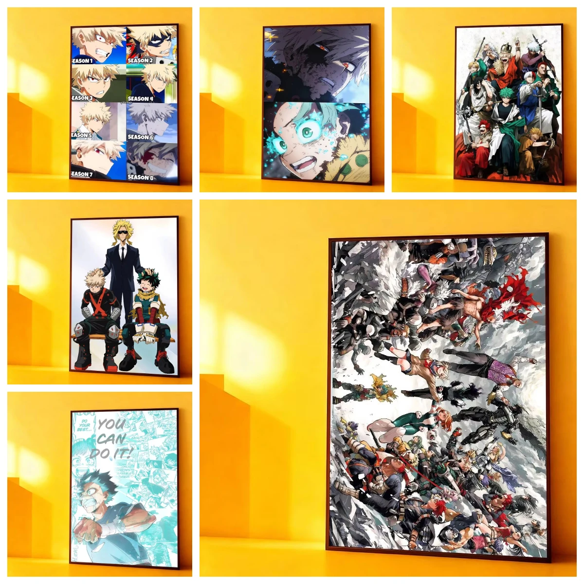 Jigsaw Puzzles Anime M-My H-Hero A-Academia Characters 500/1000/1200/2000PCS Home Decor for Living Room Wall Decor Gift No Frame