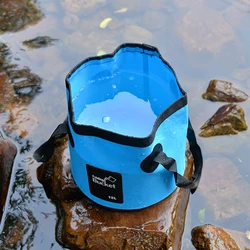 12/20L Foldable Multifunction Bucket Outdoor Travel Water Storage Carrier Bag Waterproof Water Bag Fishing Portable Water Bucket