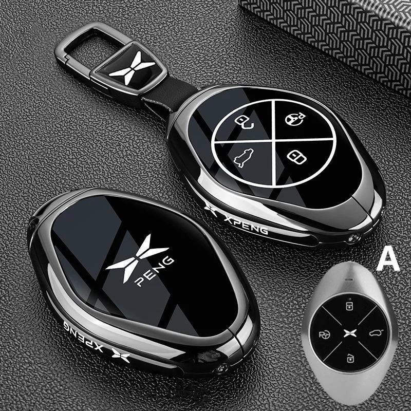Für Xpeng Xiaopeng Mona M03 P7 P7i P7 + P5 G3 G3i G6 G9 G7 2025 2023 Auto Schlüssel Fall schlüsselbund Fob Abdeckung Shell Tasche Fob Zubehör