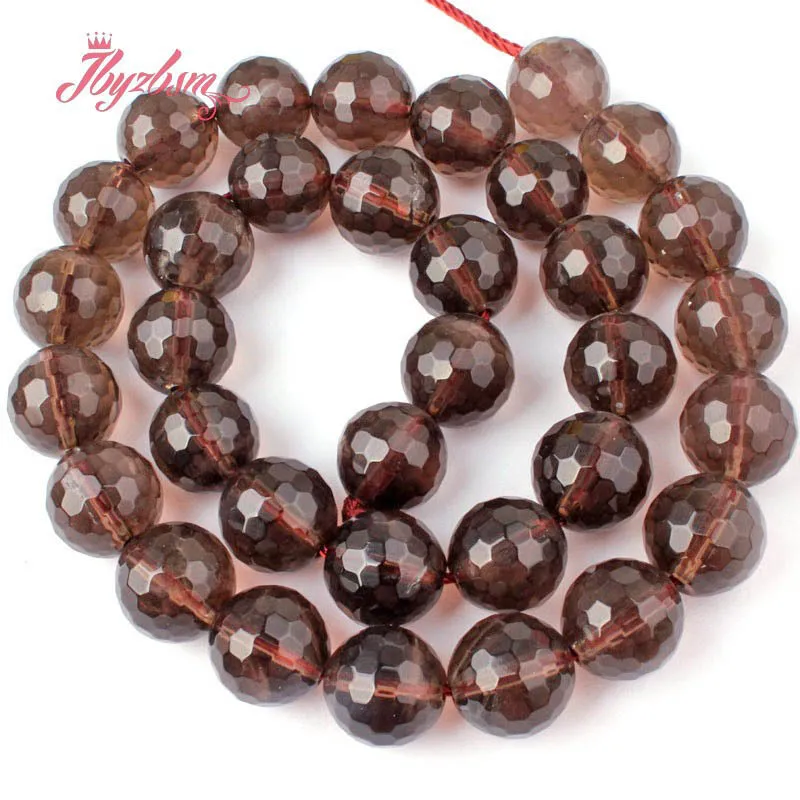 Natural Smokys Quartz Stone Beads For Necklace Bracelat Jewelry Making Spacer Strand 15 Inches DIY Loose Beads 6mm/8mm/3x5-4x6mm