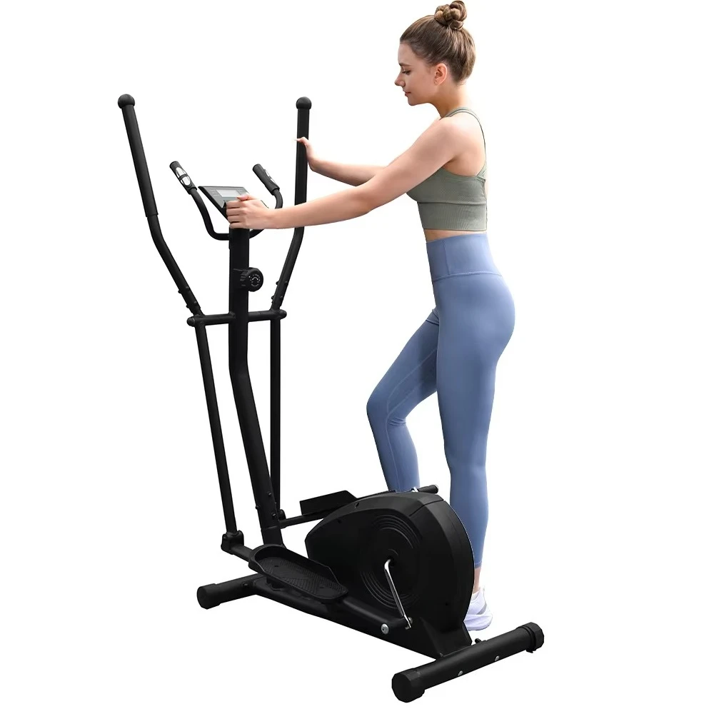 Factory Direct Home Fitness Equipment Manual Magnetic Adjustable Exercise Bike Elliptical Trainer