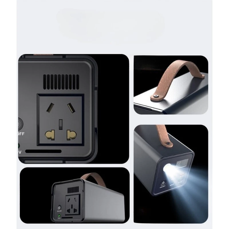 220V 200W 30400mAh Fast Charging AC Output  LCD Screen Display QC3.0 Rechargeable Battery Portable Power Bank Station