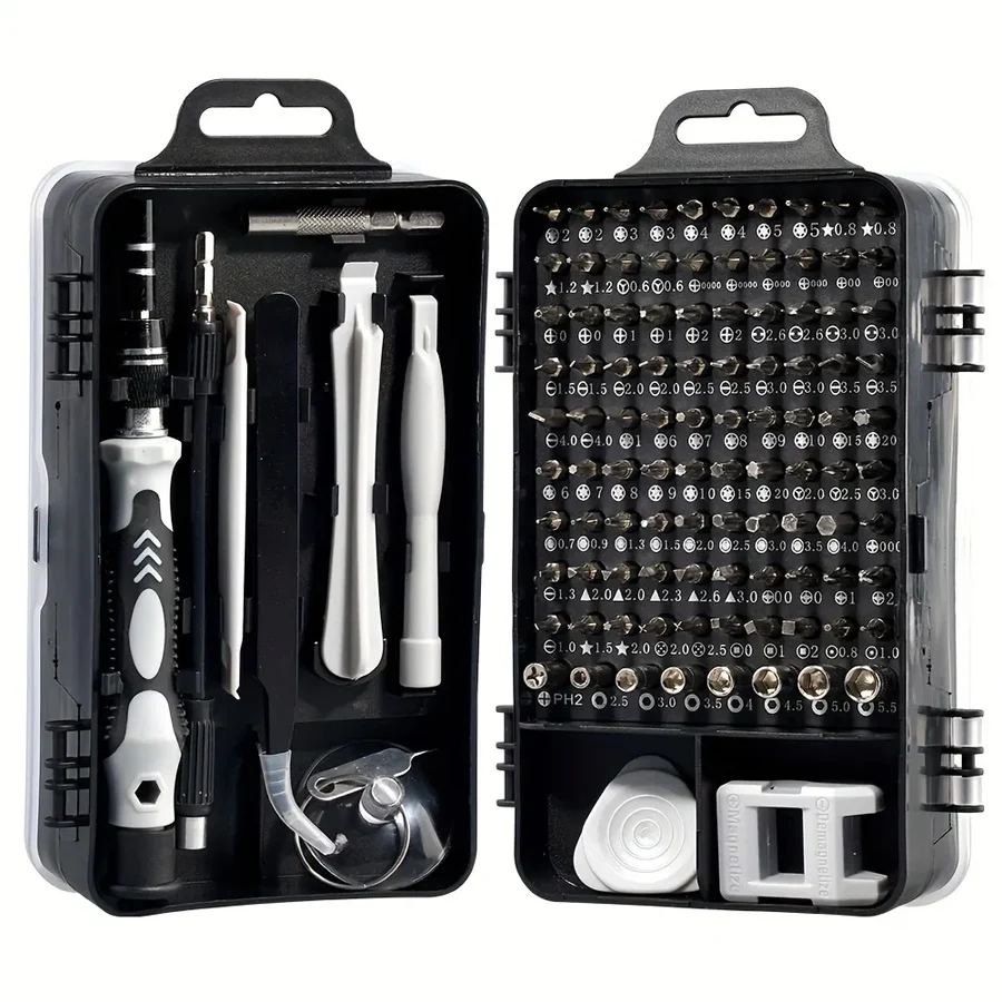 

Precision Screwdriver 115 In 1 Set Magnetic Mini Screw Nuts Bits WEEKS Multifunction Household Repair Tools Kit