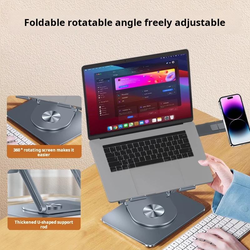 Metal Laptop Stand 360° Rotati - Cooling Stand Tablet ulasan dan harga