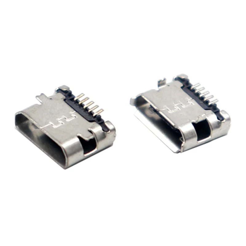 【50-10PCS】Micro USB Female 5 Pin Jack Connector Soldering Type Charging DIY Repair Port SMD SMT PCB 5 Pin Micro USB Socket Adapt