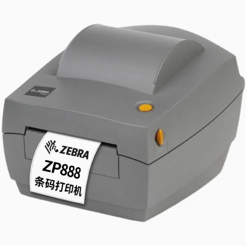 Zebra ZP888 Direct Thermal Desktop 203dpi 4inch Printer with USB Interface Stock Product Including USB Cable Accessory