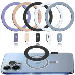 1/5PCS Magsafe 무선 충전 서클 충전 디스크 자석 스티커에 대 한 자기 스티커 금속 반지 아이폰 16 15 13 Pro Max
