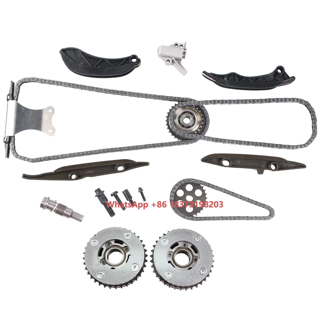 

Timing Chain Kit W/ VVT Sprocket Fit for 1 2 3 4 5 7 X1 X4 Series X1 X4 Mini Clubman Convertible Cooper S Supra RZ SZ