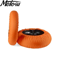 10' 12' Scooter With Digital Tire Warmers Set Racing Motorcycle Tyre Heater Cover