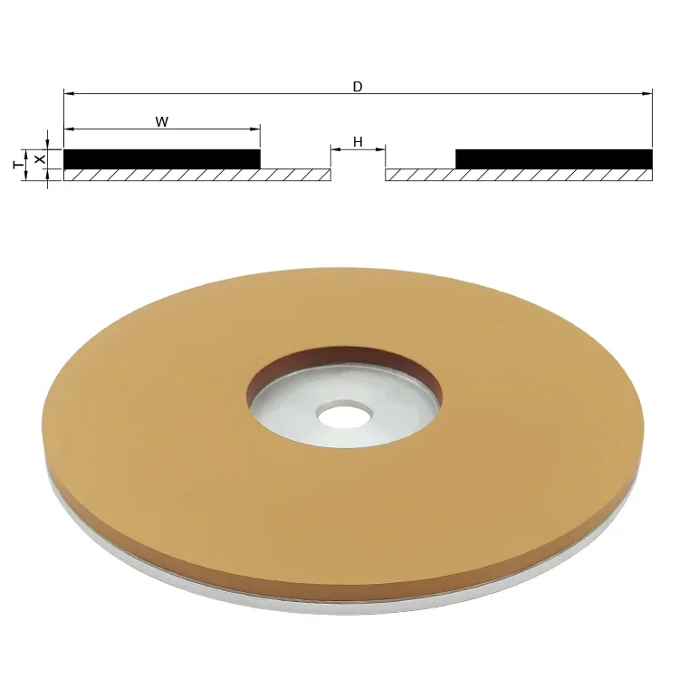 Diamond Grinding Flat Lap Polishing Disc Plated or Resin Bonded  for Gemstone Crystal Grids