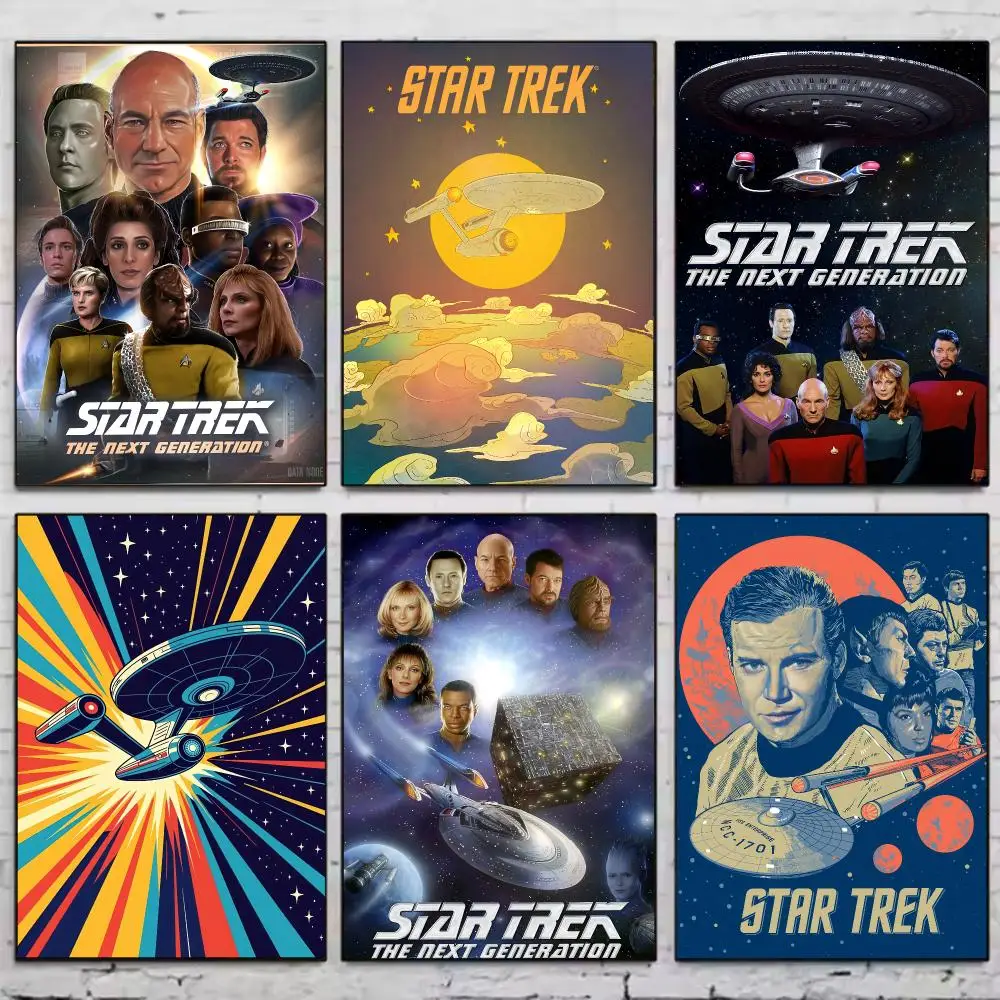 Movie S-Star Trek Poster Vintage Wall Art Aesthetic Room Decor Print Living Room Bedroom Home Decoration