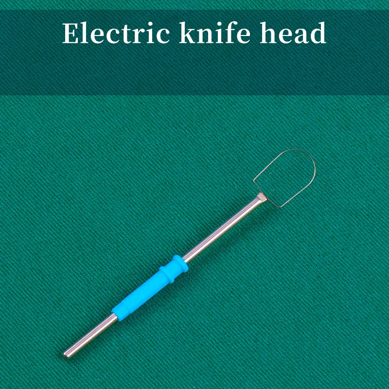 High-Frequency Electric Knife Accessories LEEP Lip Lonization Electrocautery Electrode Head Needle-Shaped Manual Handle