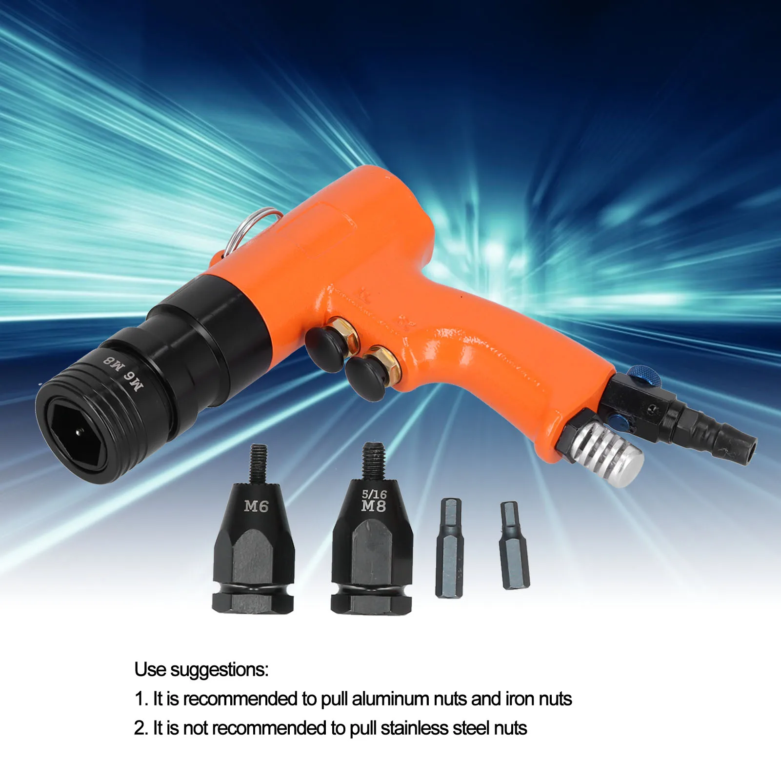 الهواء المبرشم الجوز بندقية هوائي جوزة برْشام بندقية هوائي التثبيت بندقية الصناعية الصف سبائك الصلب الهواء سحب الجوز البنادق للزينة