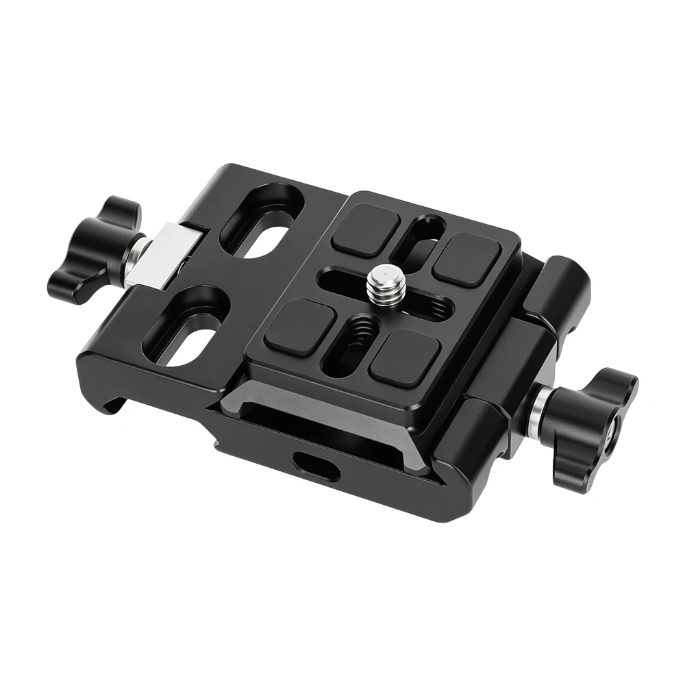 CAMVATE DSLR Camera Arca-Type Quick Release Baseplate to NATO Clamp Mount For Sony Canon Nikon Panasonic FUJIFILM Camera Cage