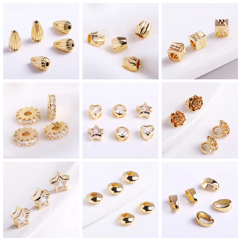 Abstands perlen aus 18 Karat vergoldetem/versilbertem Messing mit langen 9mm Rohr perlen in Knochen form für die Schmuck herstellung liefert DIY-Armband zubehör – Detail 29