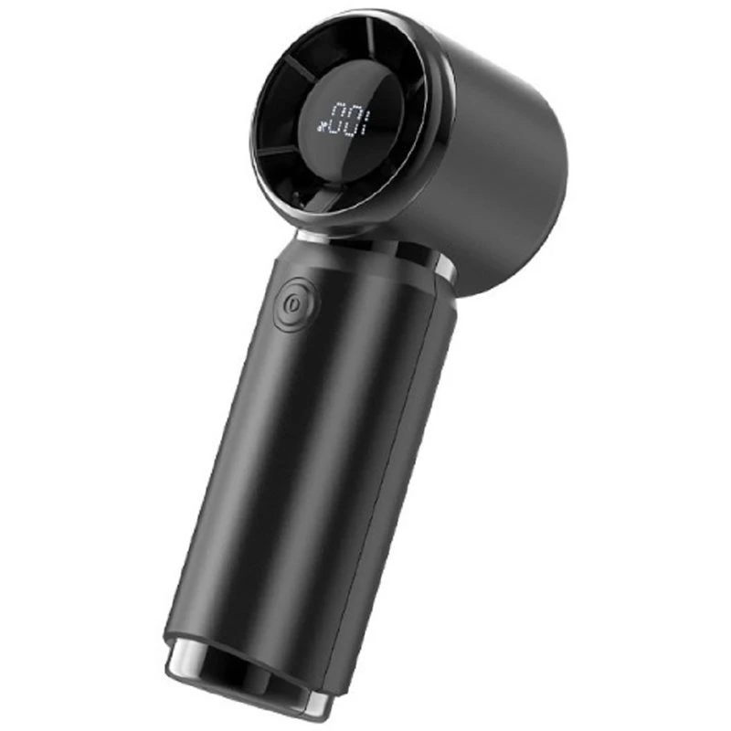 L73A 2025-New USB Portable Desktop Large Wind Turbine Mini Fan Digital Display Handheld Small Fan High-Speed