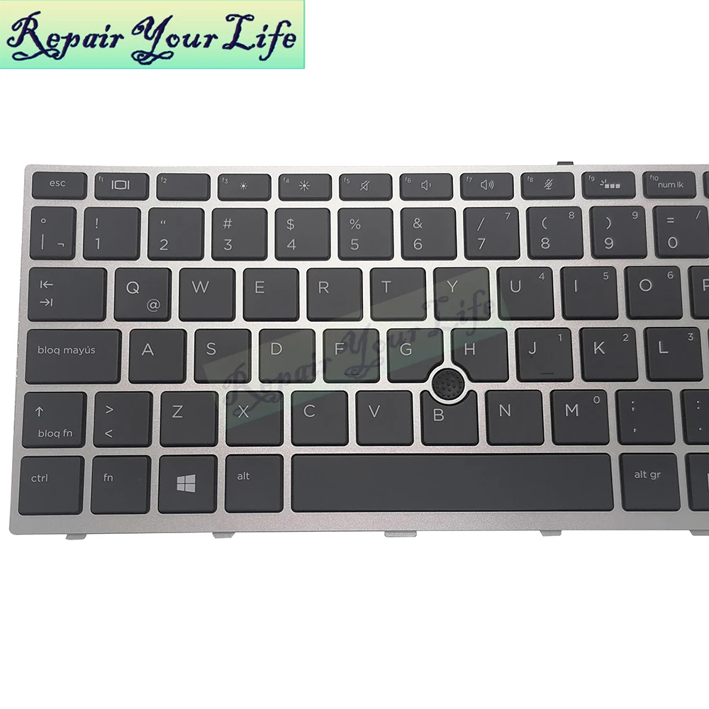 440G5 LA/SP Latin Spanish Backlit Keyboards for HP ProBook 430 440 G5 445 G5 zhan 66 Pro g1 Silver Frame Track Point SPA Light