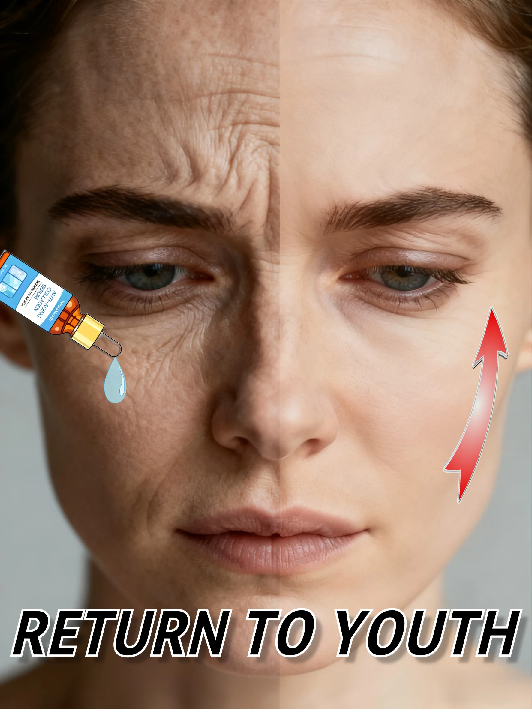 التجاعيد تختفي 99% أدوات العناية بالوجه الأصغر سناً #1