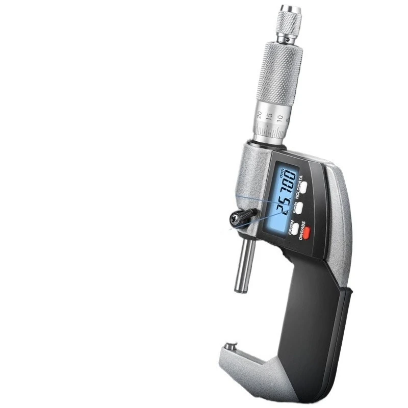 For Tool Outer Diameter Micrometer High Precision Digital Display Micrometer Thickness Gauge Spiral Micrometer Industrial Grade
