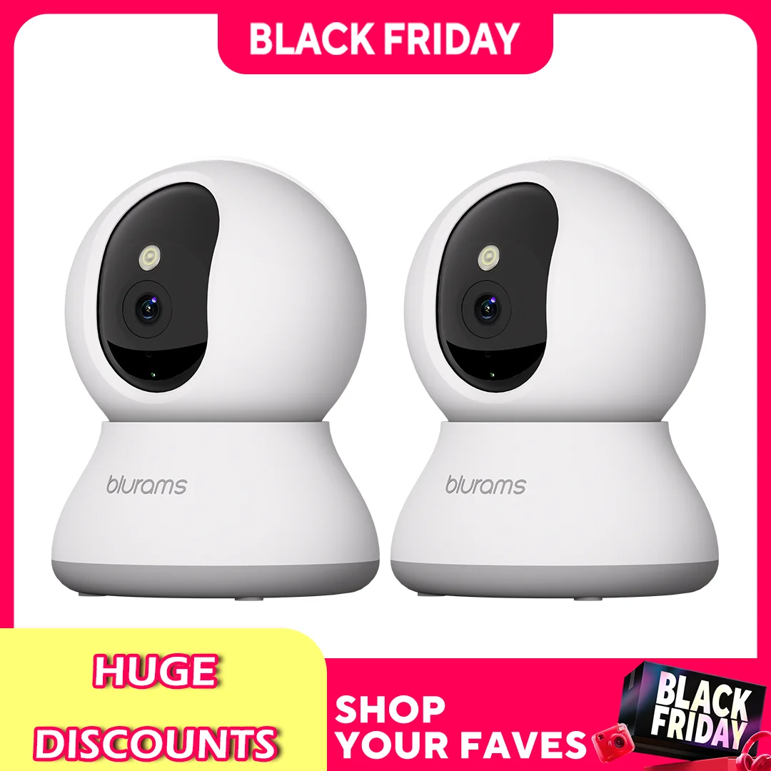 2Pcs Indoor Security Camera 2K, Home Security Camera for Dog/Elder, Security Camera with One-Touch Call Update A31S-2pc