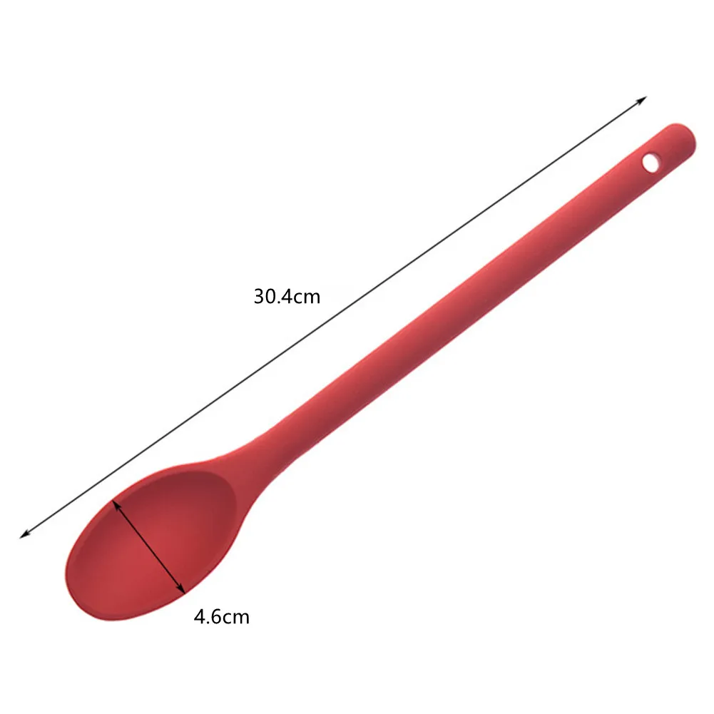 

Silicone Spoon Kitchen Cooking Integrated Spoon For Food Stirring Restaurants Hotels