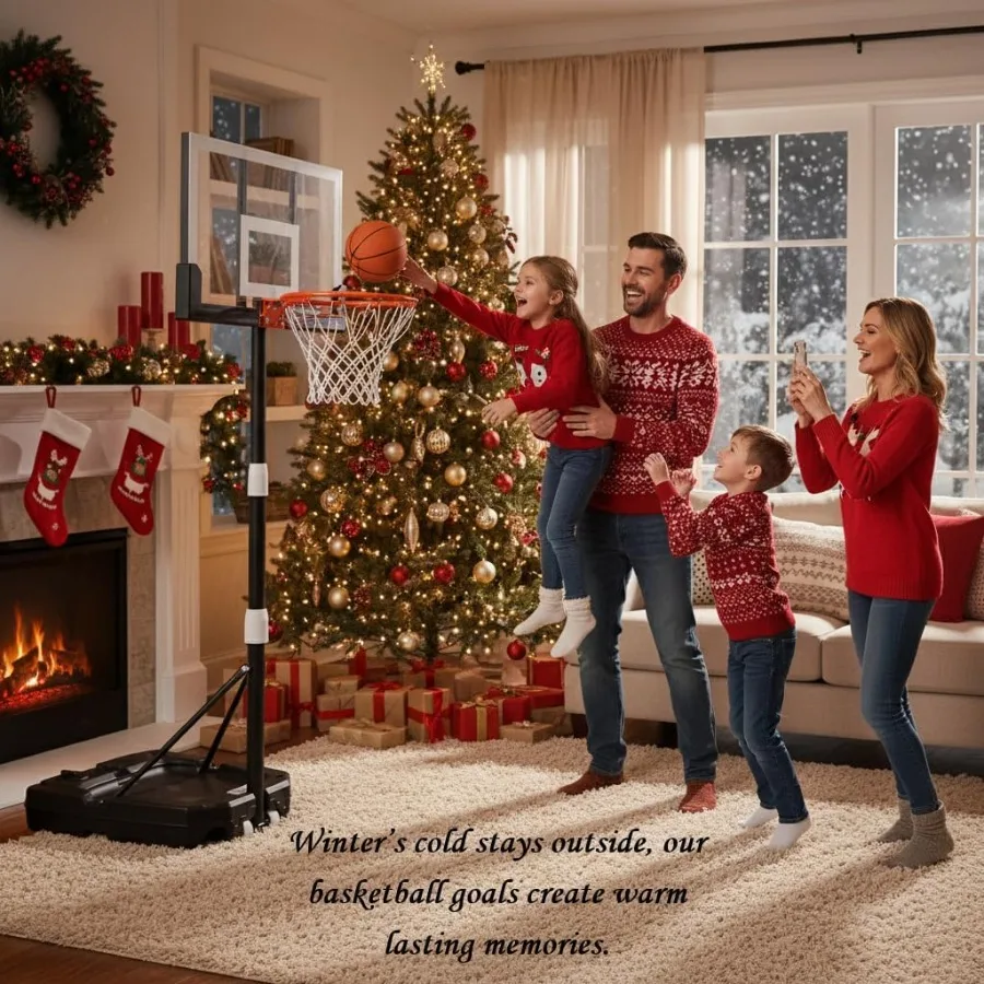 طوق كرة السلة 29 في اللوحة الخلفية 3.2 إلى 7.2FT ارتفاع قابل للتعديل لحمام السباحة كرة السلة في الهواء الطلق ل/الكبار داخلي في الهواء الطلق