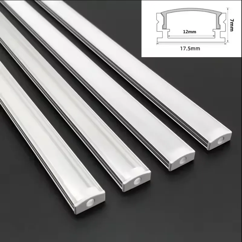 10-30PCS U/V-shaped LED aluminum channel 1m, used for 3528 5630 5050 LED strip LED aluminum channel indoor lighting