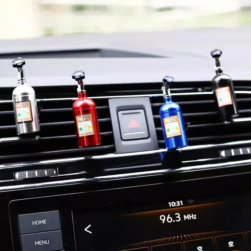 Nitrogen Bottle Car Air Freshener Aromatherapy Auto Outlet Perfume with Flavoring Fragrances Accessories