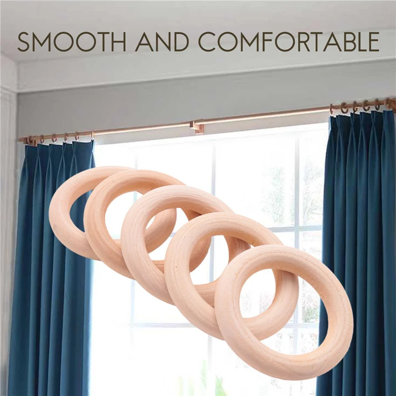 ETRT 10X حلقة خشبية لصياغة المجوهرات اليدوية مقاس 50 مم