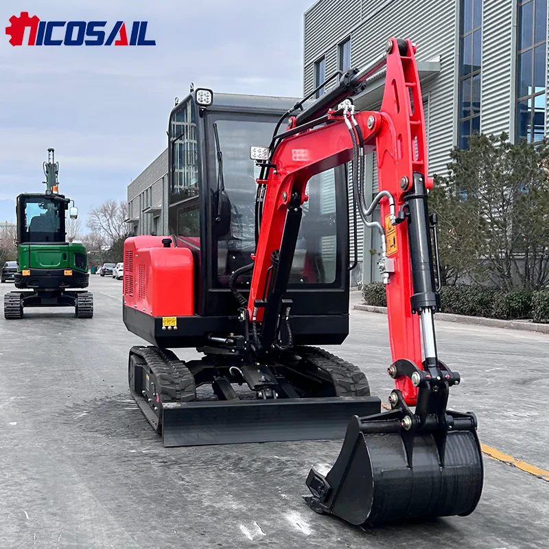 

Agricultural 3.0 Ton Mini Excavator 360° Rotation Kubota Engine Mini Digger 1 ton 2 ton Customized EURO 5 Small Excavator price