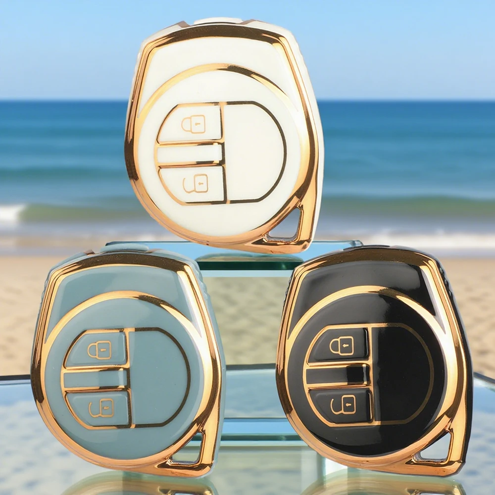 

Jingyuqin 2 кнопки новый чехол для дистанционного ключа из ТПУ для Suzuki SX4 Swift Liana Vitara Jimny Alto Ignis аксессуары