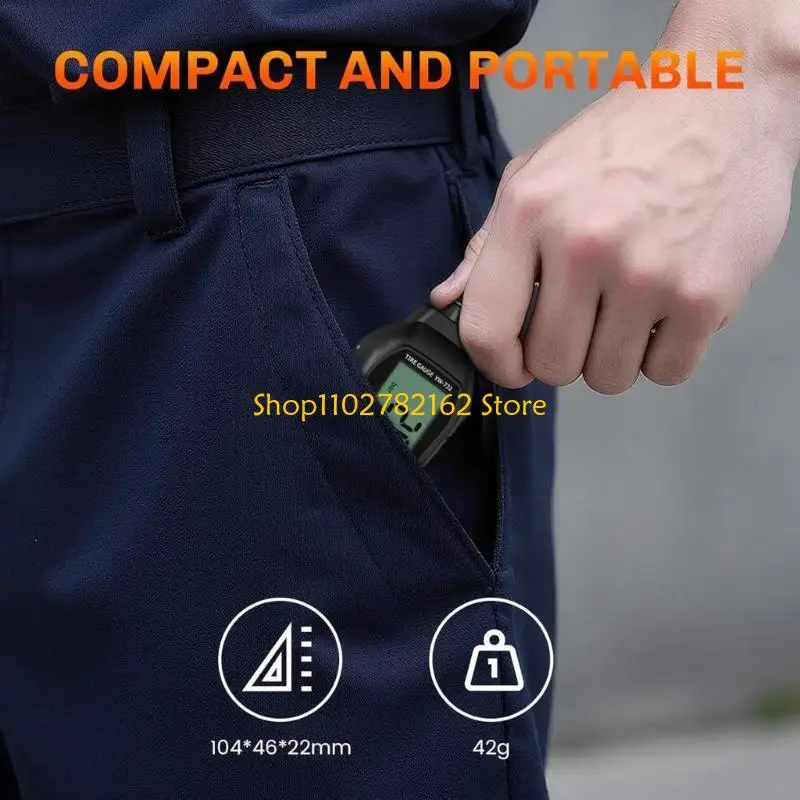 

547B Small Digital Tire Gauge Tire Pressure Meter for Car Motorcycles Bicycles Measure Pressure & Depth Precisely